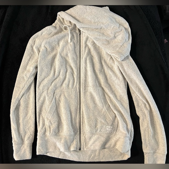 Billabong Jackets & Blazers - Size S, Billabong cream colored fleece jacket.